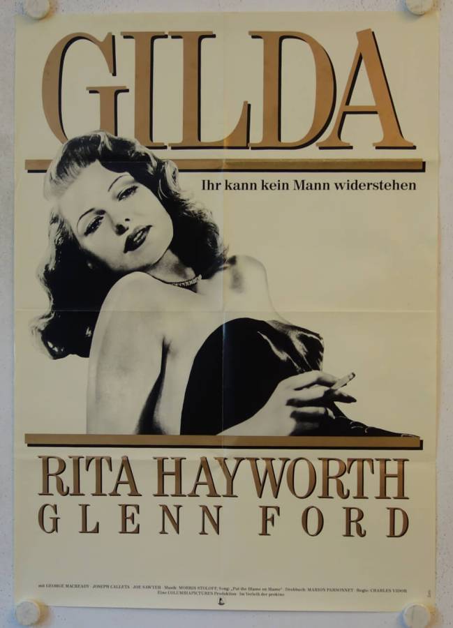 Gilda re-release german movie poster